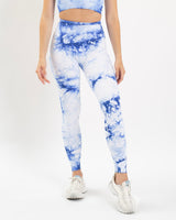 Tie dye contouring  leggings